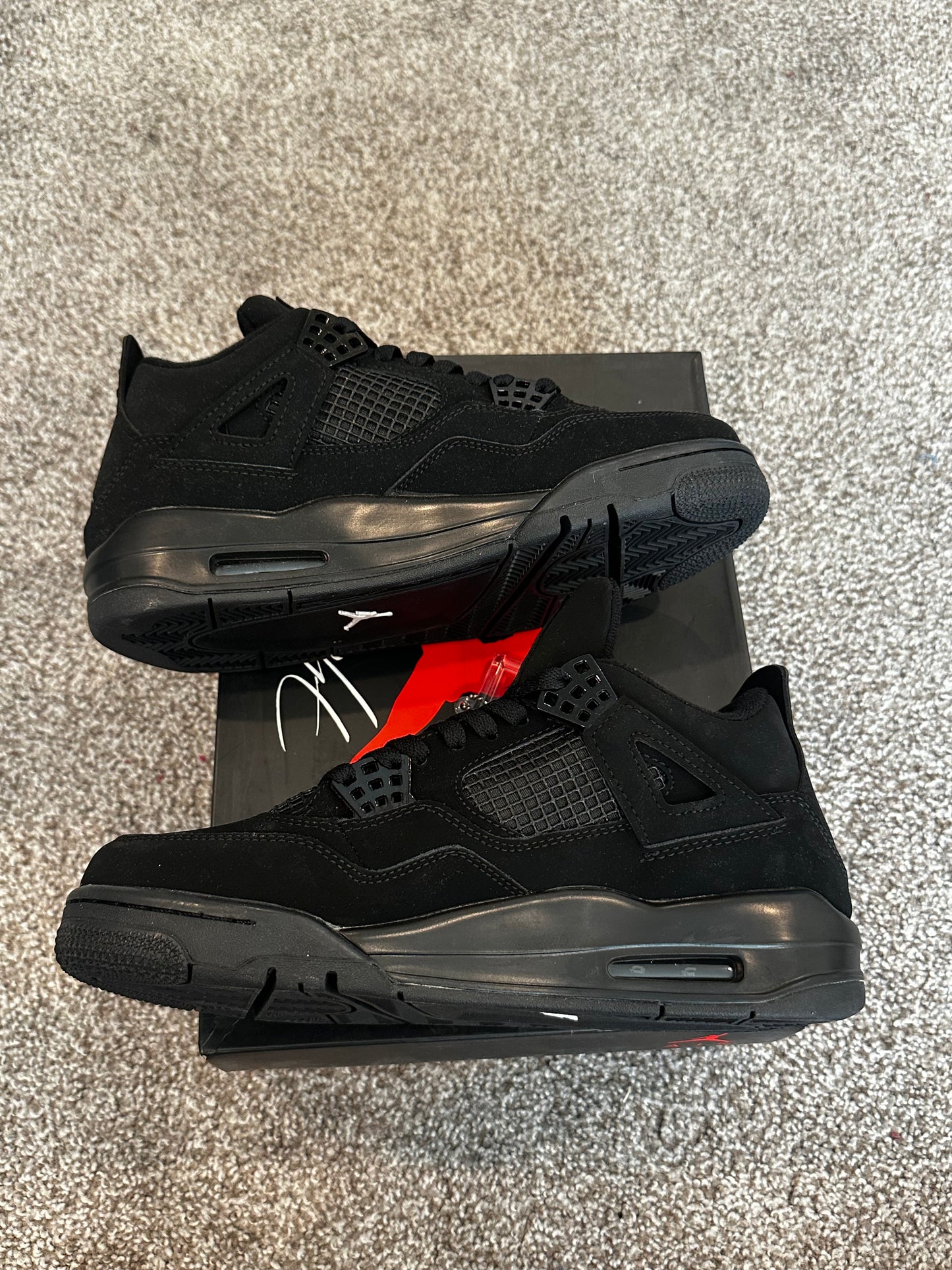 Black high top sneakers size 9 mens
