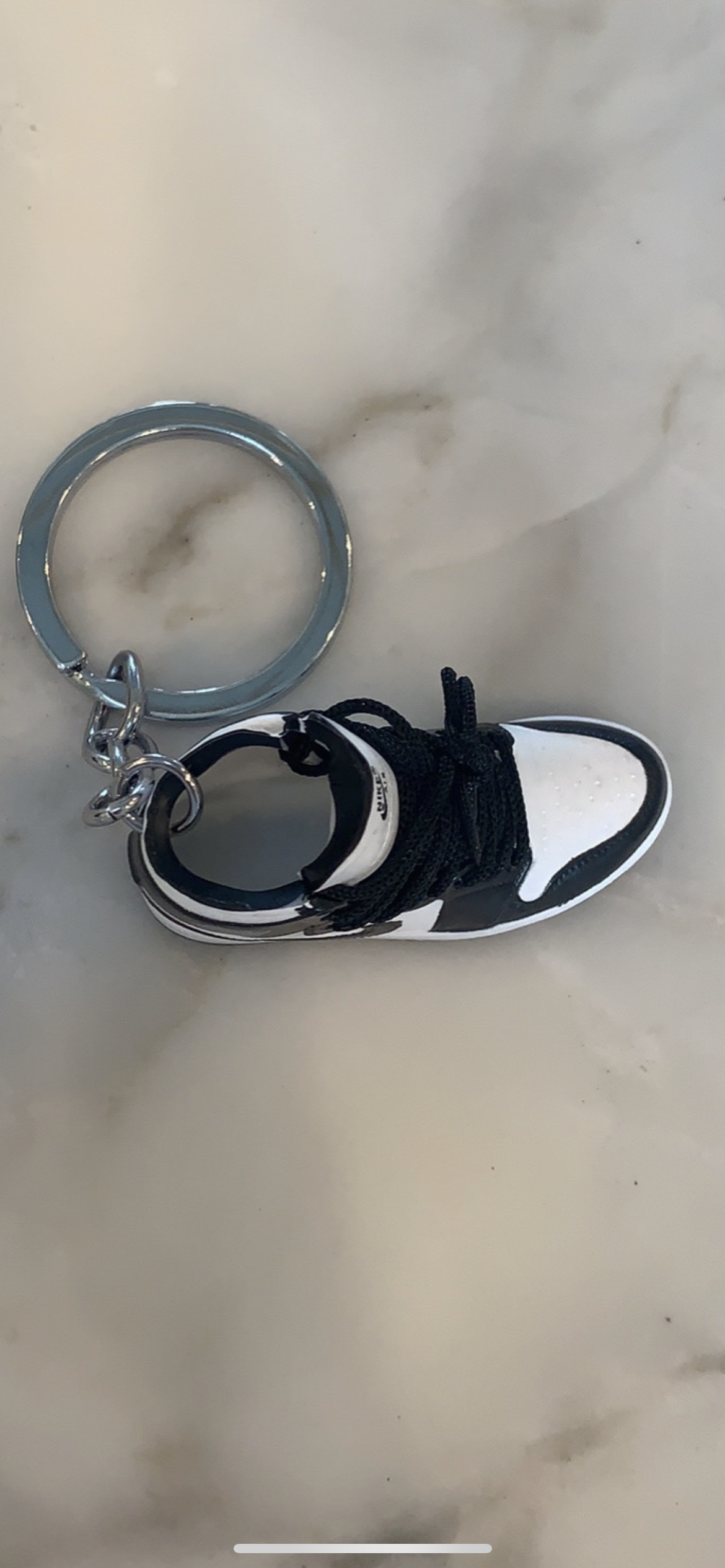 Black/White Jordan Keychain