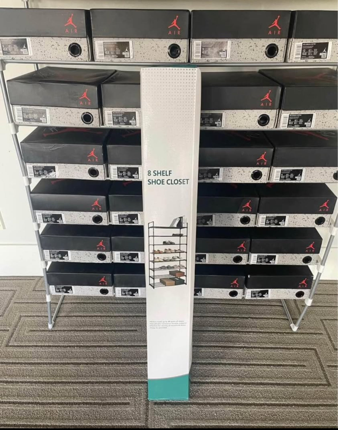 8 Tier Multi-Purpose Shoe Shelf