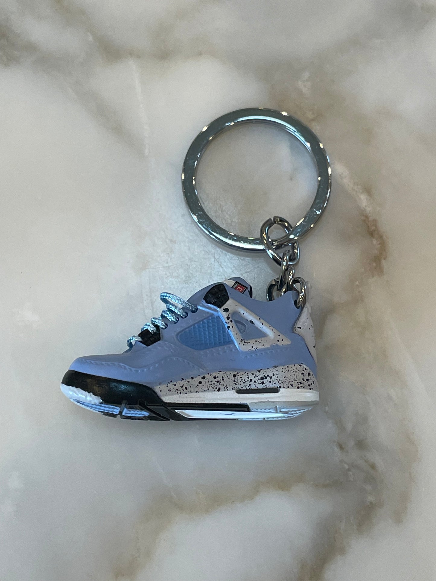 Blue Jordan 4 Keychain
