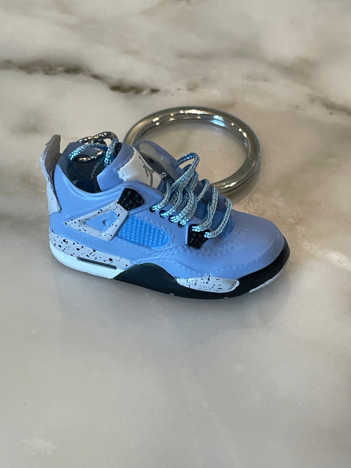 Blue Jordan 4 Keychain