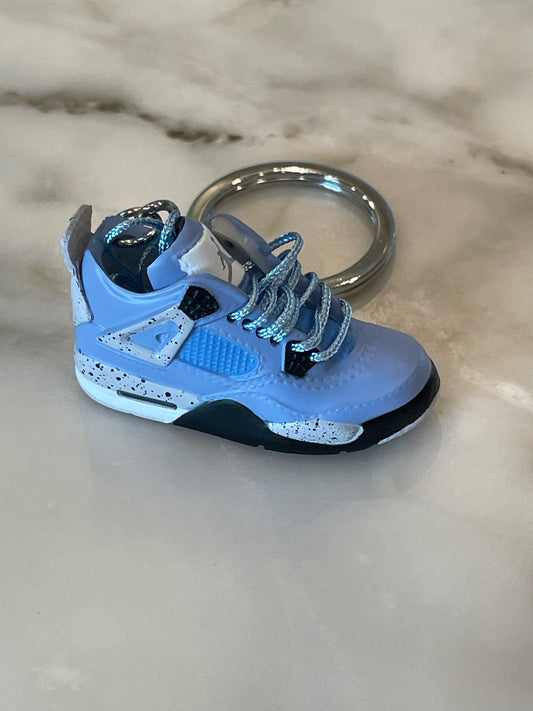 Blue Jordan 4 Keychain